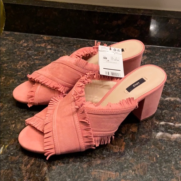 MNG by Mango Micro Suede Fringed Sandal - Picture 2 of 2